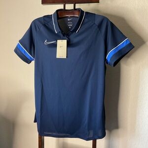Nike Women's Blue Dri-fit polo Shirt size XL